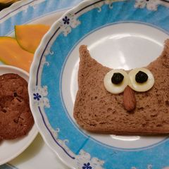 A picture of Owl sandwich.