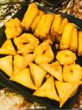 Spring roll and Samosa Platter