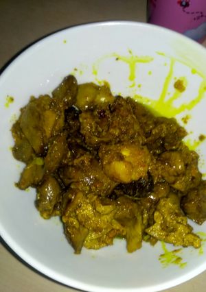 Foto resep Ati ayam ampla tumis #bumbu kuning#