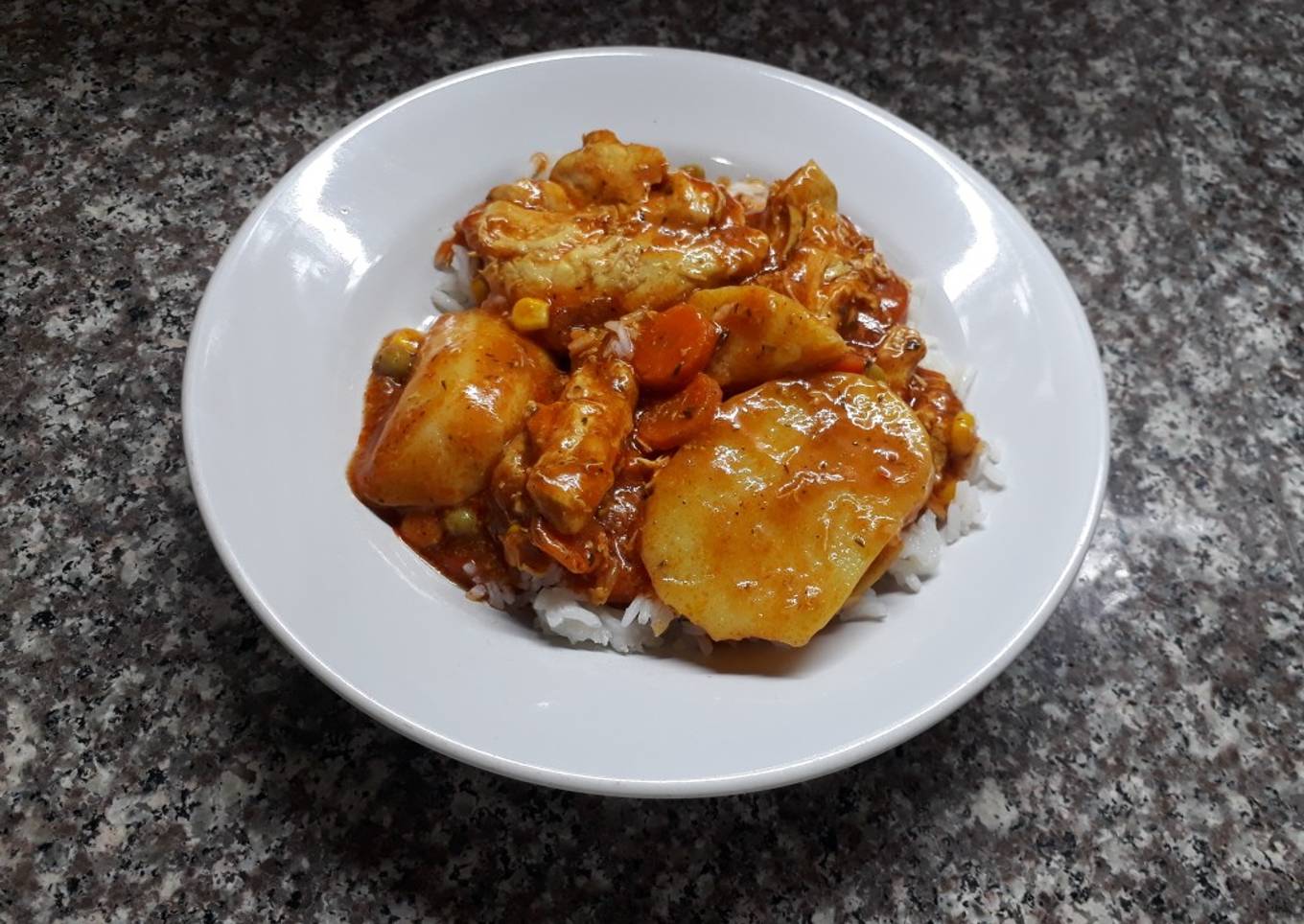 Pollo a la portuguesa sencillo