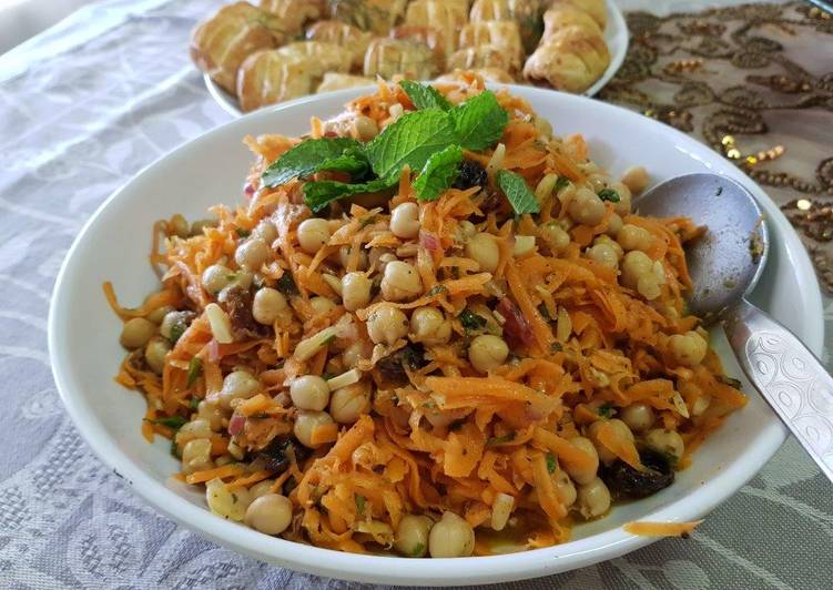 Easy Way to Make Appetizing Moroccan carrot and chickpea salad