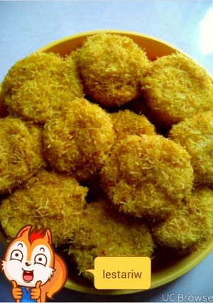 Foto resep Ketan serundeng pedas manis