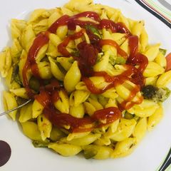 A picture of Creamy macaroni.
