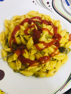 A picture of Creamy macaroni.