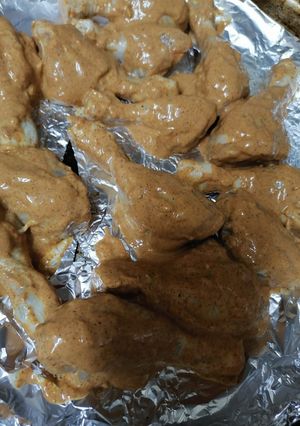 A picture of Marinated drumsticks 🍗🍗.