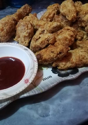 A picture of Crispy chicken bites.