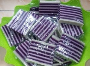 Foto resep Kue lapis kenyal tepung terigu..,