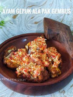Foto resep Ayam Gepuk Ala Pak Gembus