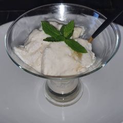 A picture of Vegan Pineapple Ripple Ice Cream.