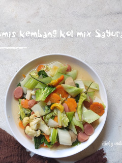 Foto resep Tumis Kembang Kol mix Sayuran