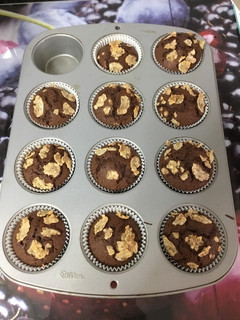 Una foto de Magdalenas de súper chocolate. Fácil y chocolatosas
