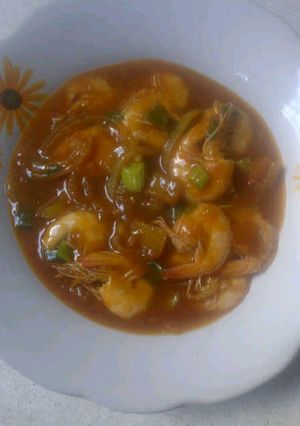 Foto resep Udang Saos Padang