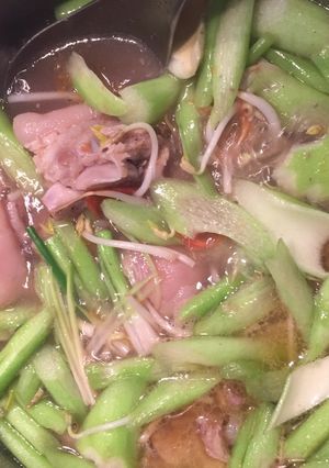 Hình của món Móng giò nấu thanh trà.