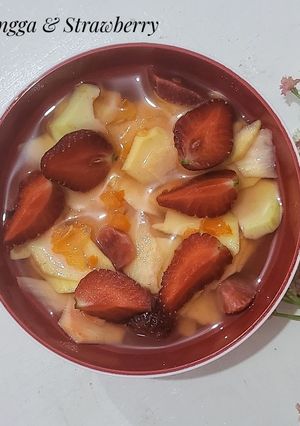 Foto resep Asinan Mangga & Strawberry