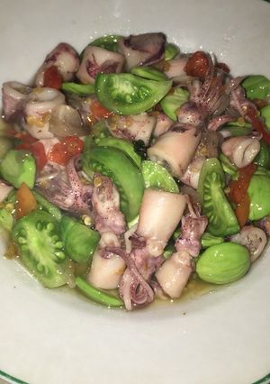 Foto resep Tumis Cumi Pete