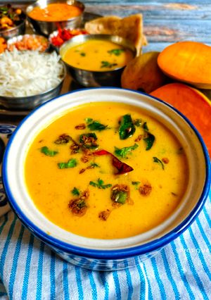 A picture of Fajeto / Gujarati Mango Kadhi.