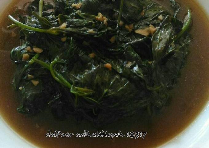 Ini dia! Resep  memasak Tumis Daun Ubi Jalar Kuah🍴 yang nagih banget