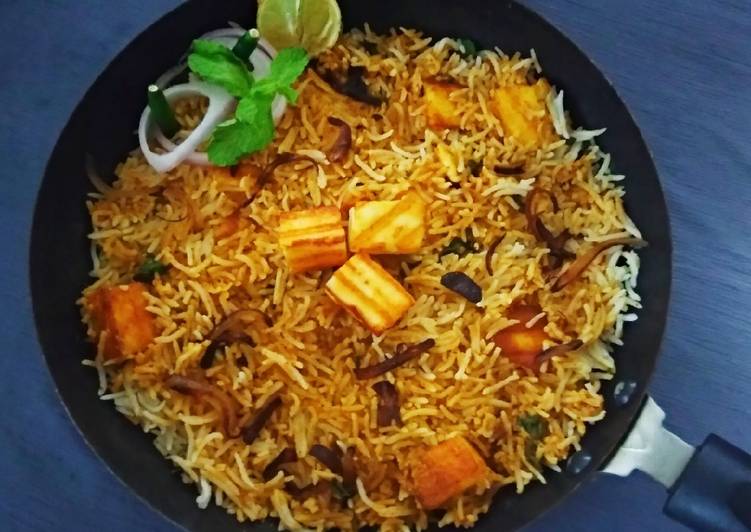 Simple Way to Make Quick Paneer Makhani Dum Biryani