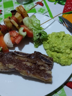 Una foto de Brochettes con Sabor a Domingo💞