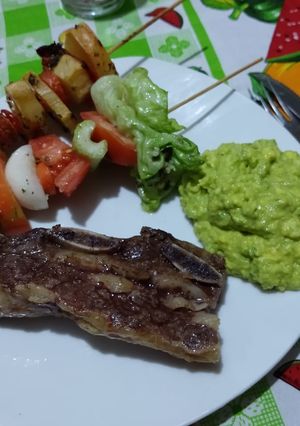 Una foto de Brochettes con Sabor a Domingo💞