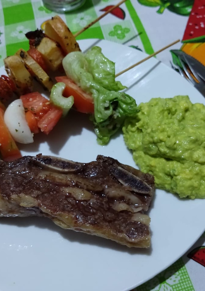 Una foto de Brochettes con Sabor a Domingo💞