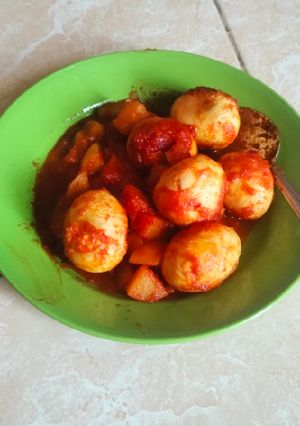 Foto resep Telur kentang Balado