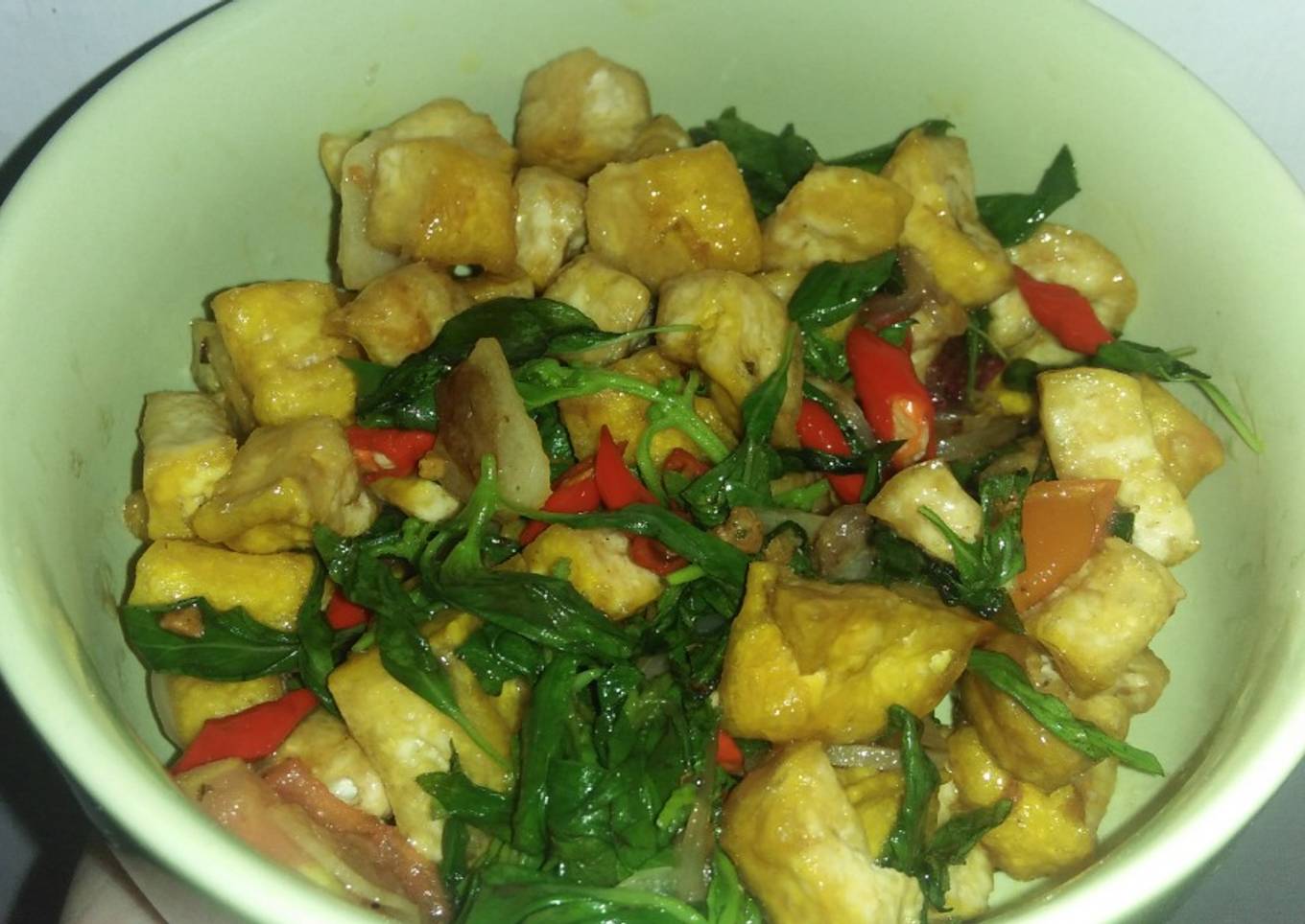 Oseng Tahu Kemangi