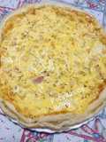 Quiche de bacon e chourição