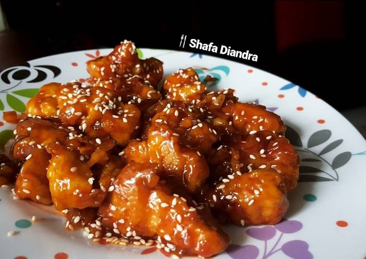 Resep masakan Dakgangjeong🇰🇷 | Langkah Membuat Dakgangjeong🇰🇷 Yang Enak Dan Lezat