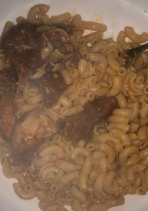 Dafadukan macaroni ainihin hoton girkin