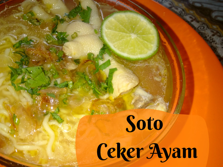 Yuk intip, Resep buat Soto Ceker Ayam  enak