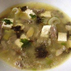 A picture of Beef Miso Soup.