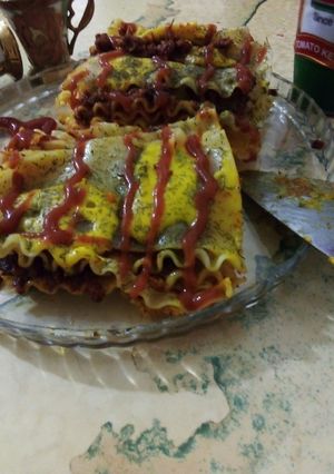 عکسی از دستور لازانیای آسون بدون فر 😋👌