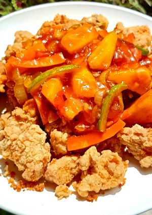 Foto resep 12. Koloke Ayam Asam Manis
