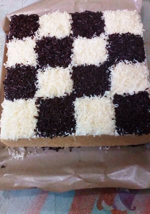 Foto resep Cake papan catur
