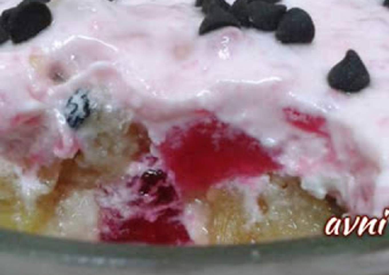 Jello cream pudding