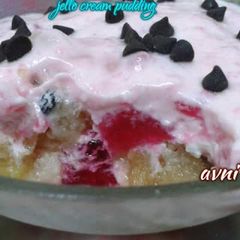 Jello cream pudding A picture of Jello cream pudding.