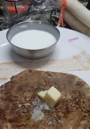 A picture of Mooli Paratha.