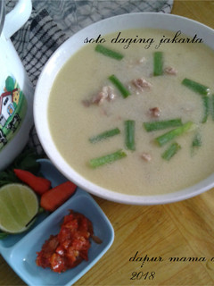 Foto resep Soto Daging Jakarta #PekanInspirasi