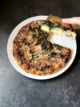 Recipe Mushroom and Spinach Frittata the Awesome  Perfect