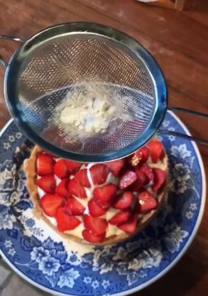 Una foto de Tarta de frutillas