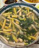 Ngồng khoai nấu tôm