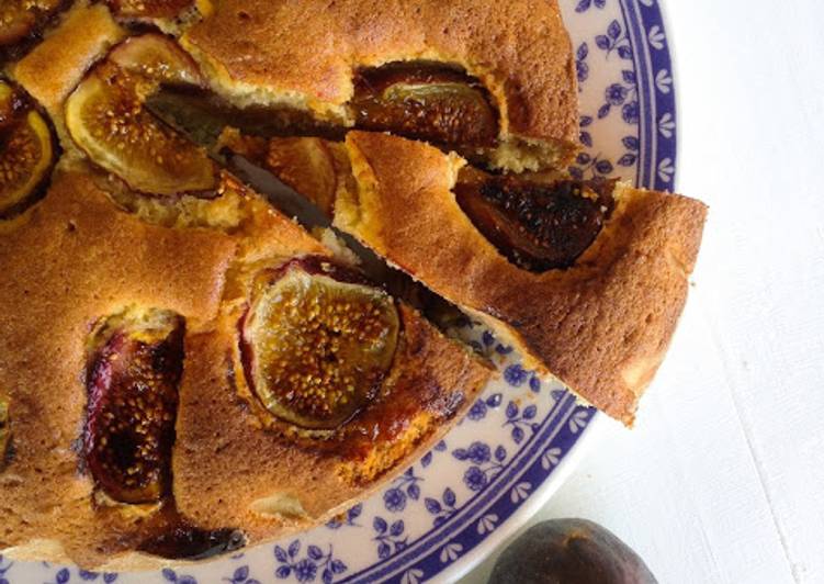 Bolo de figos e limão