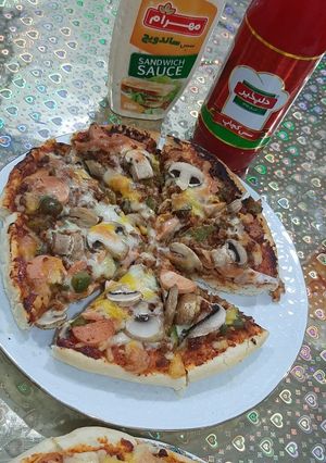عکسی از دستور پیتزا