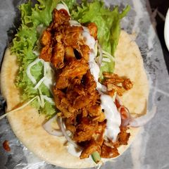 A picture of Chicken shawarma.