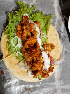 A picture of Chicken shawarma.