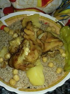 صورة لوصفة تشيشة بالمرق البوزلوف 😋