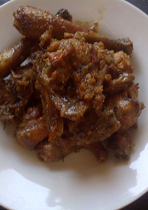 Foto resep Sambal. Ayam kecap