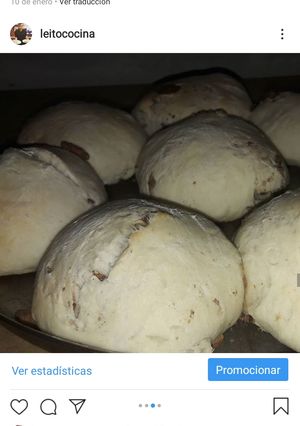 Una foto de Pan con Chicharrones