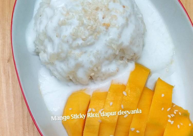 Cara Gampang Menyiapkan Mango Sticky Rice 🥭🥭 Anti Gagal